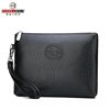 Envelope Bag 2023 new casual men's clutch pu soft leather men's bag mobile phone bag large capacity wallet