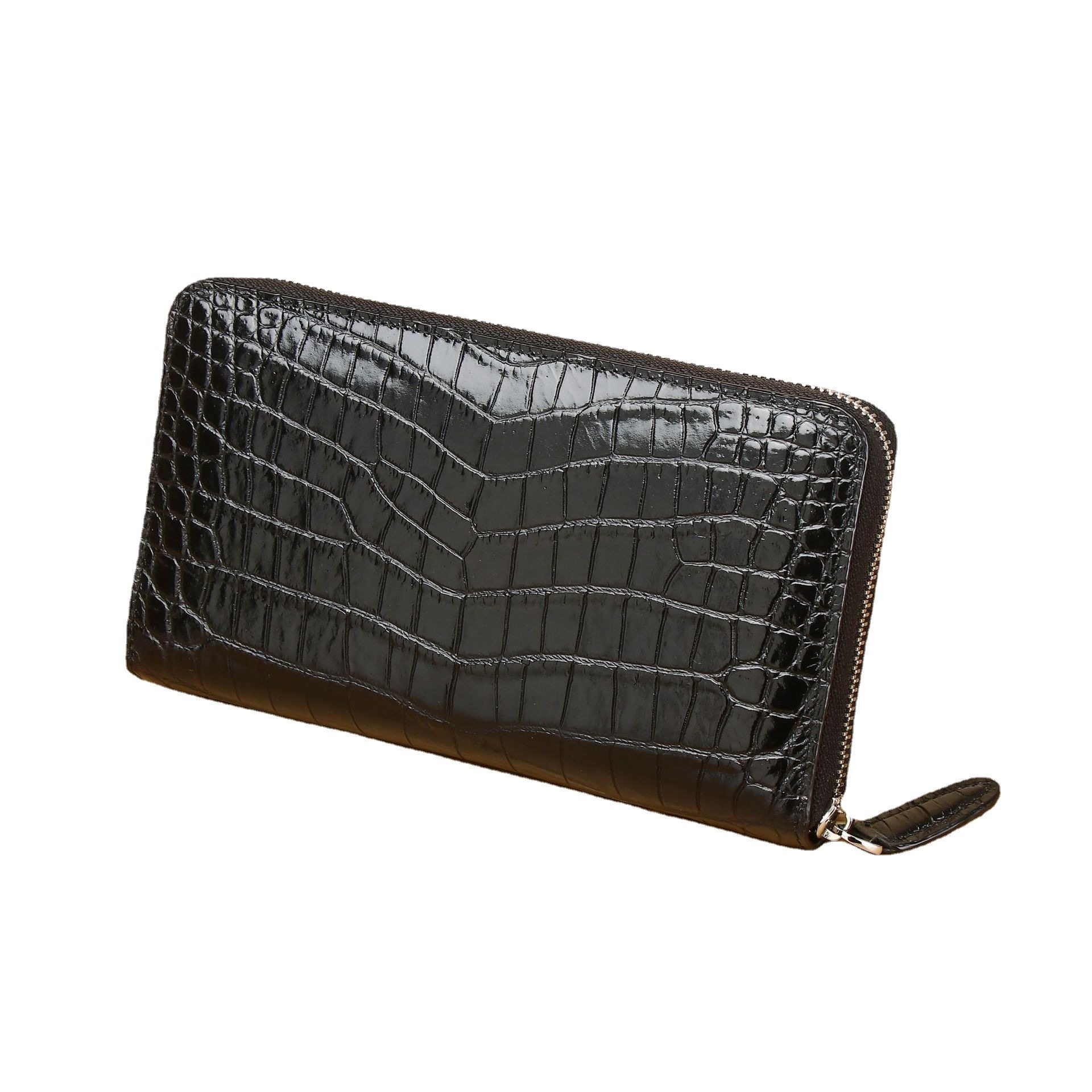New crocodile pattern men's handbag high-end multi-card wallet large capacity hand bag fashion wallet wholesale