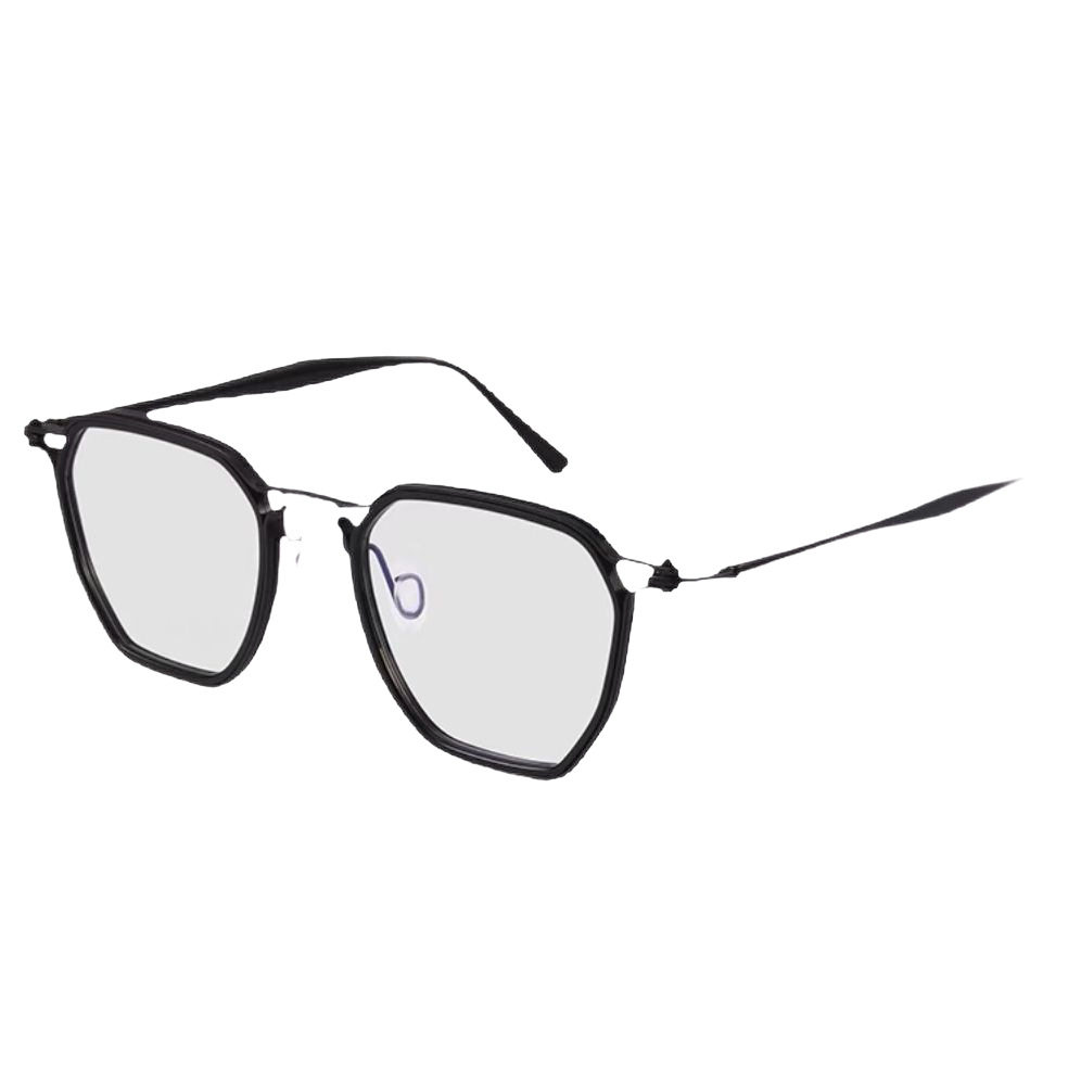 Japanese Style New Product Italian Pure Titanium Retro with Plate Industrial Design Style Literary Square Frame Myopia Glasses Frame 5867