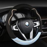 2024 новый ледяной шелковый мультяшный милый женский чехол на руль Four seasons General Motors для летнего автомобиля, нескользящий и дышащий