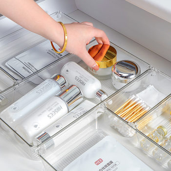 Pet Transparent Refrigerator Storage Box Miscellaneous Drawer Storage Box Can Be Freely Combined with Small Items Cosmetics Storage Box