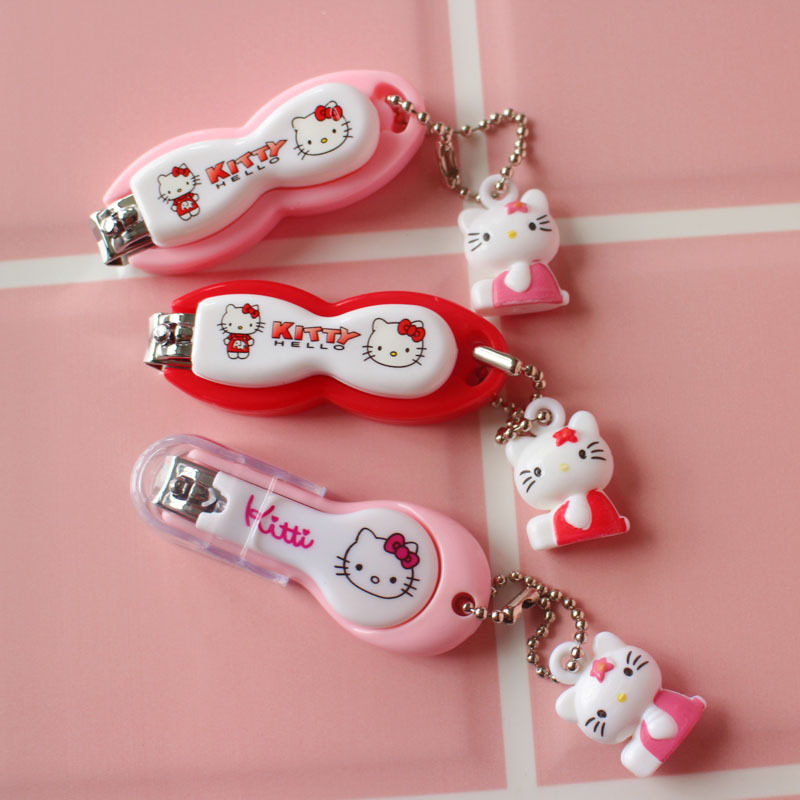 Cute cartoon nail clippers stainless steel nail clippers single household South Korea creative portable large nail clippers
