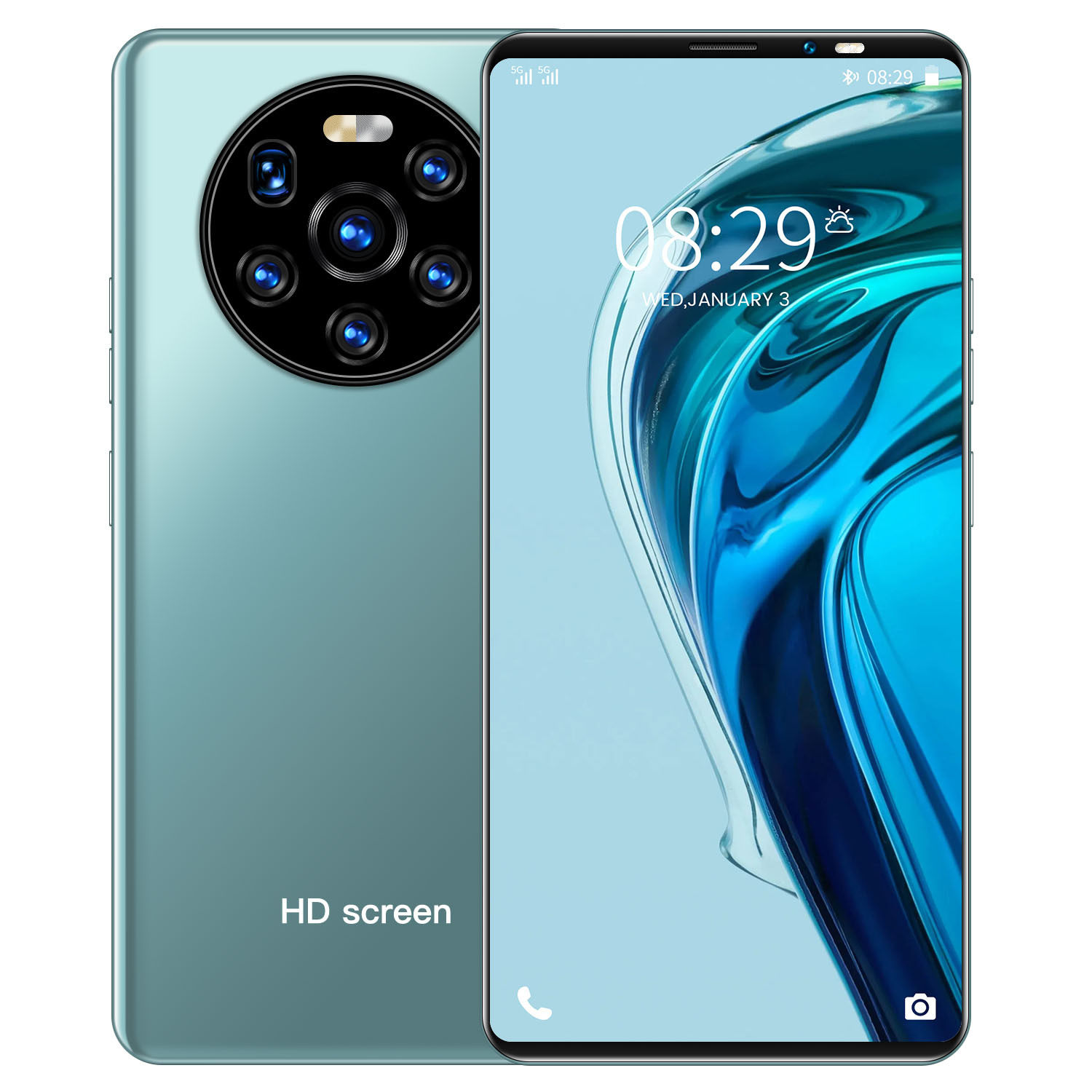 Mate48Pro虾皮热销款跨境5.8寸高清屏1+8安卓智能手机外贸厂家