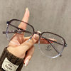 0796 new Korean version TR90 box glasses frame net red live red book with myopia anti-blue glasses