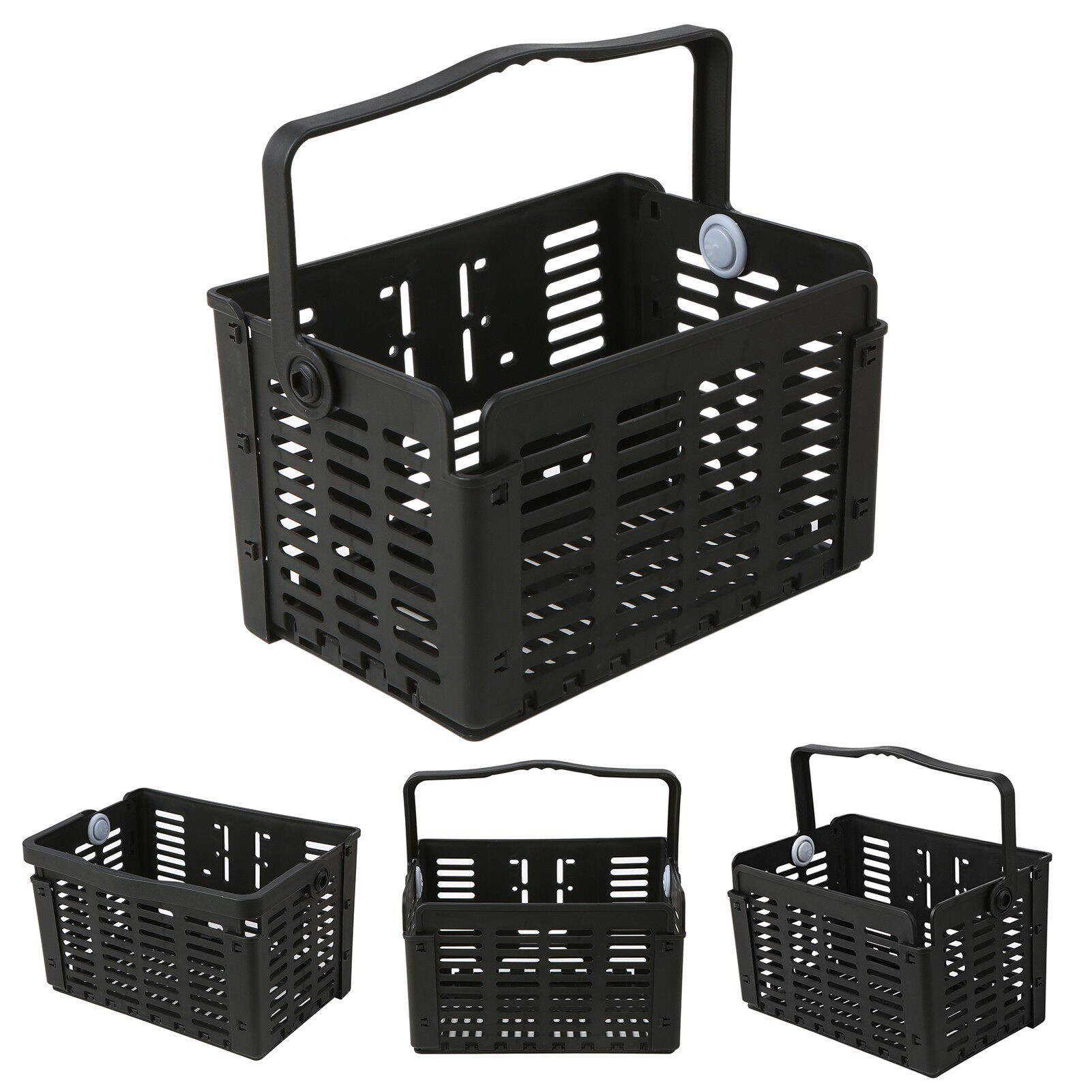 Bicycle Basket Folding Bicycle Electric Bike Plastic Front Hanging Basket Hanging Basket Bicycle Accessories