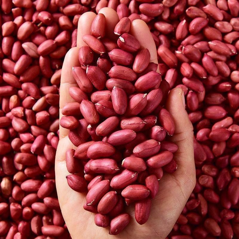 2025 Wholesale Rice Self-Produced Red-Skinned Peanuts, Four-Piece Peanuts, Small Raw Rice Manufacturers, Raw Peanuts, New Products for the Year