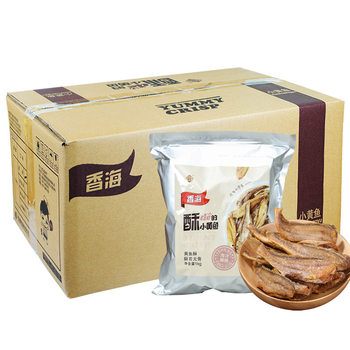 Xianghai yellow croaker crisp 2kg large bag seafood specialty Shandong specialty snack crispy small yellow croaker WeChat 1kg pack wholesale