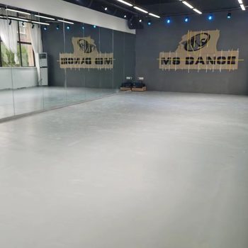 Pvc Plastic Flooring Dance Floor Mat Yoga Gym Floor Leather Solid Color Gray 3.5mm 4mm 5mm