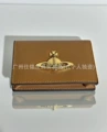 Yellow pigskin cardholder