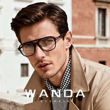 New Retro Classic Ac Anti-Blue Light Plastic Glasses Frame F32203 Unisex Prescription Eyeglasses Frame Cross-Border