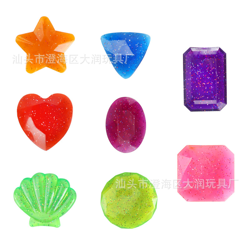 跨境亚马逊戏水潜水玩具儿童游泳池寻宝潜水鱼雷水环钻石套装玩具