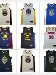 Cross-Border Jersey Warriors Team 10 Butler 30 Curry Embroidered New Basketball Uniform Sports Casual Suit Unisex Loose Fit