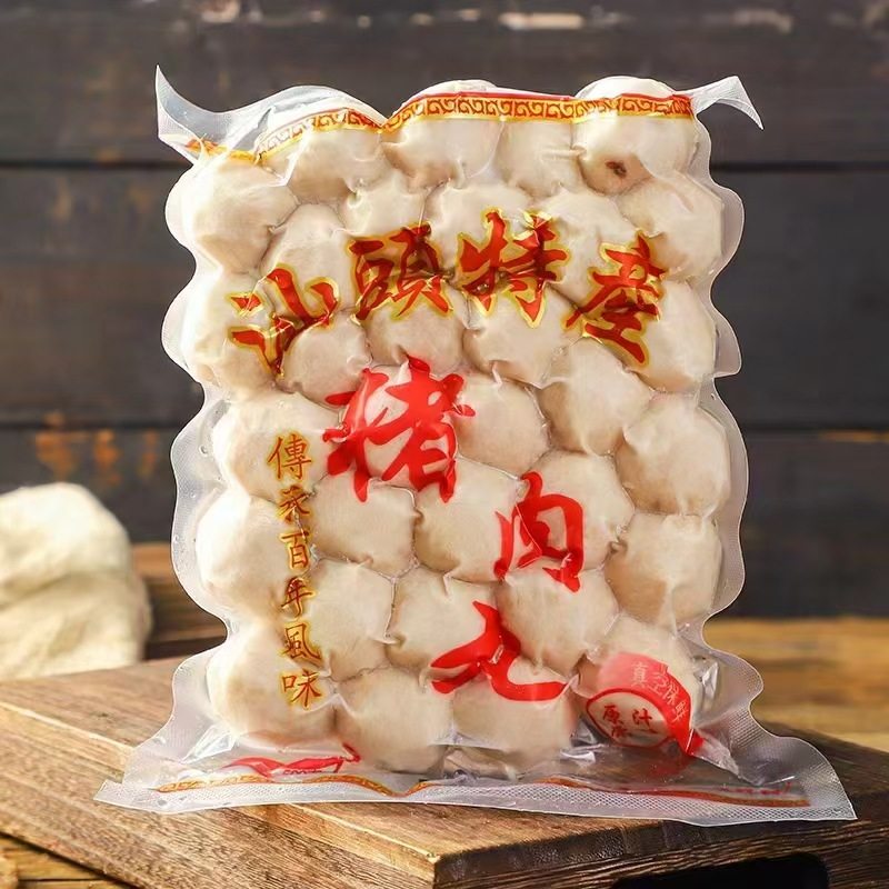 Commercial custom wholesale Chaoshan beef balls beef tendons balls hot pot balls kwantung boiled shrimp jujube shrimp balls fish balls cuttlefish balls