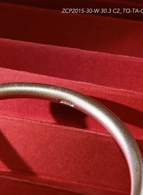 银卷风足银999.9古法素圈南瓜头开口手镯送女友礼物手镯发