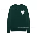 Dark green [a8 round neck jacquard style]
