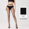 Lycra high-transparency one-line crotch / black