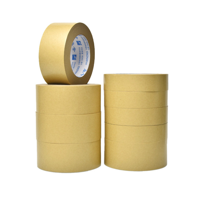 Yongzhuan Kraft Paper Tape Water-free High Adhesive Mounted Photo Frame Paper Connection Sealing Environmentally Friendly Non-coated Packaging Sealing Adhesive