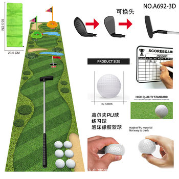 Cross-border golf suit self-loading club iron indoor and outdoor sports parent-child interaction children's simulation golf suit