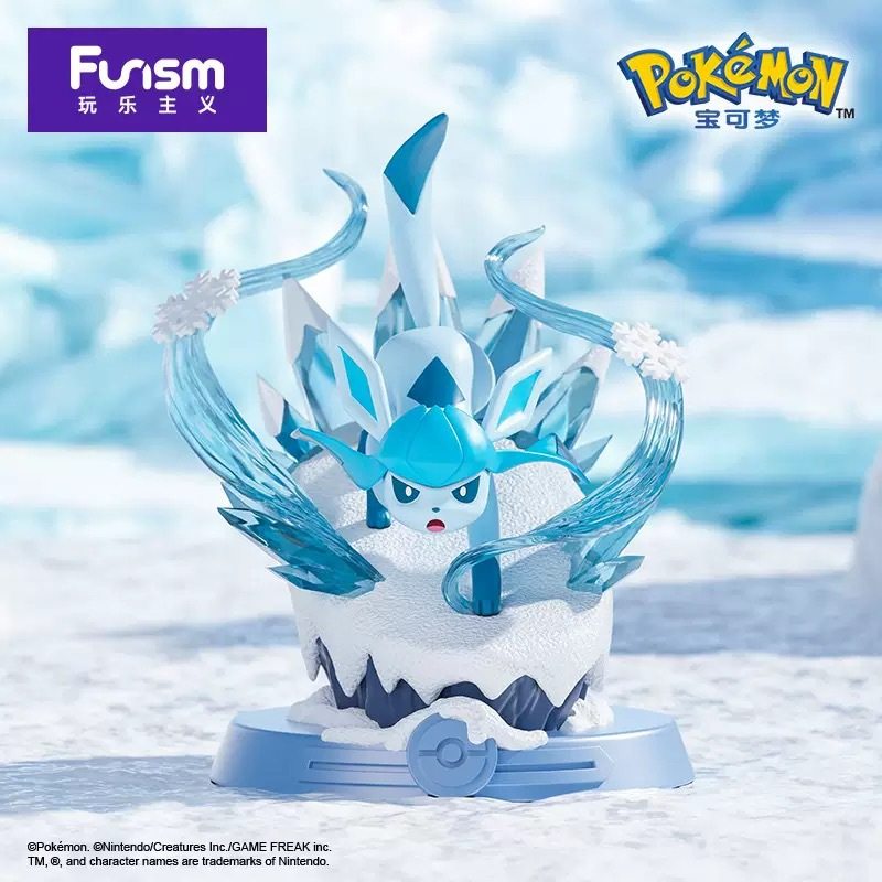 Pokémon Adventure Bar Eevee Blind Box Peripheral Water Fire Thunder Ice Fairy Elf Figure Ornament Gift