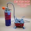 Outdoor Mini Square Stove Gas Stove Portable Folding Cassette Stove Camping Stove Cooking Utensils Butane Gas