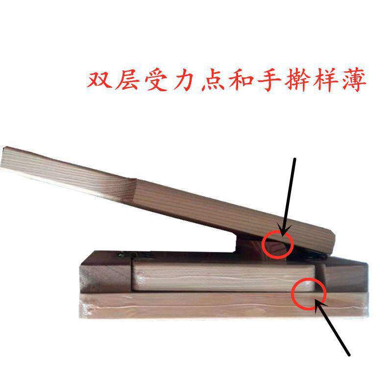 Quickly Press the Dumpling Wrappers to Make Ai Mi Qingming Rice Cake Molds, Solid Wood Pressing Board, and Home Tools