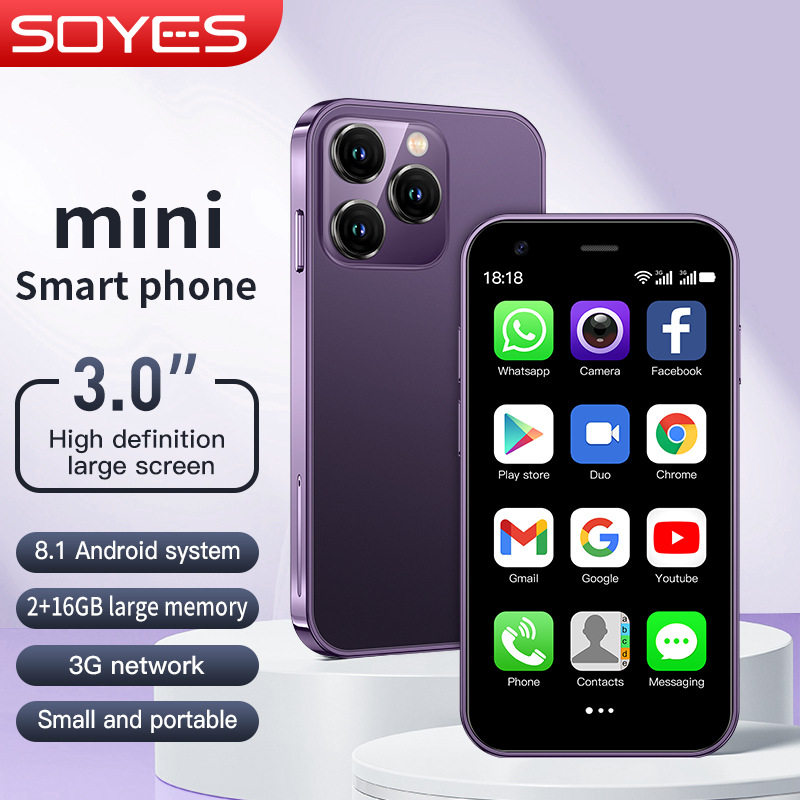 SOYES XS15 - трансграничный зарубежный одноместный мини-смартфон на базе Android, поддерживающий двухсетевое приложение Google 3G Изображение 1