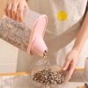 Kitchen Grain Storage Box Large Capacity Transparent Sealed Storage Tank Rice Insect-proof Moisture-proof Multifunctional Rice Bucket