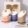 Bear Detachable Plastic Double-Layer Draining Chopstick Holder Spoon Creative Storage Chopstick Cage Kitchen Storage Rack Chopstick Tube