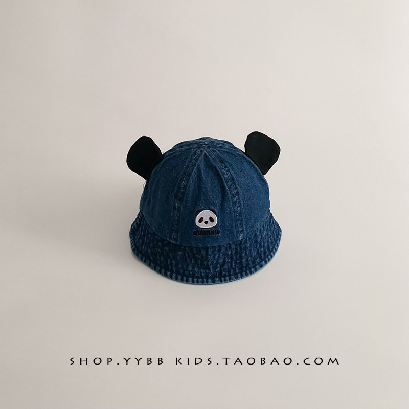 ダークブルー+帽子周り48～50cm/参考年齢8ヶ月～2歳+サイズ選択