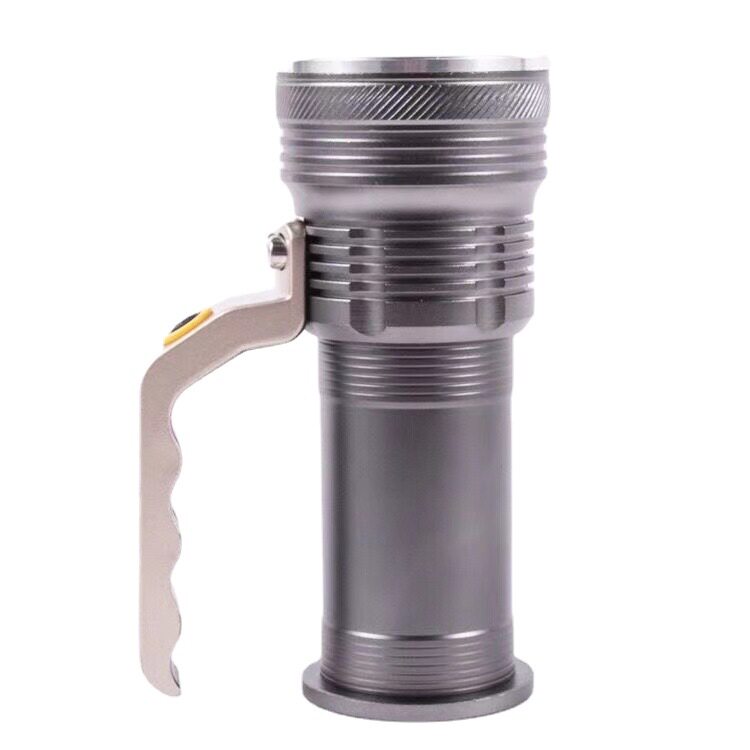 New portable lamp wholesale waterproof aluminum alloy strong light rechargeable flashlight manufacturers new products a generation of hair