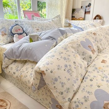 Maternity and Baby Grade a 100% Cotton Quilt Cover Single Piece Cotton Brushed Printed Single Quilt Cover Single Double Quilt Cover