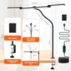 Eye Protection Desk Lamp Three-Head Clip Lamp Led Desk Lamp Learning Work Lamp Computer Screen Lamp Desktop Learning Lamp