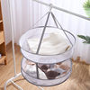Clothes drying net clothes basket socks artifact drying net clothes flat net pocket underwear home drying rack balcony