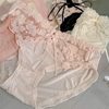 Pure Rose ~ New French Sexy Lace Panties Pure Desire Bow Breathable Cotton Crotch Women's Briefs