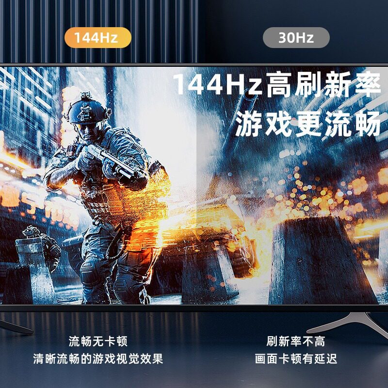 Biaz HDMI Fiber Optic Cable 8K Extended High-Definition Cable 4K60Hz Computer Monitor Connection Steel Armor Cable Project