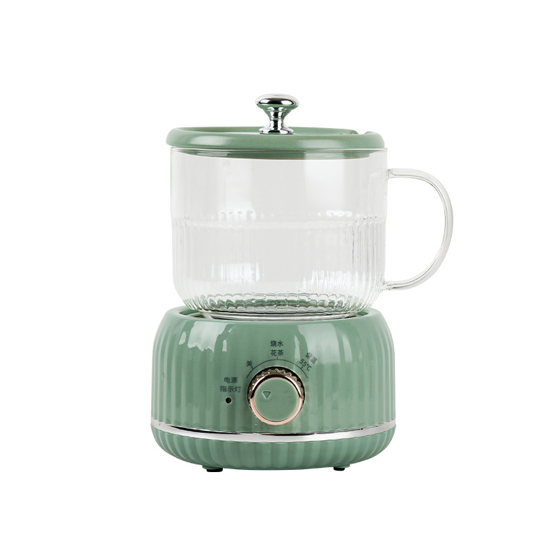 家用玻璃壶身迷你煮茶壶炖煮一体恒温烧水壶小型一人全自动养生壶