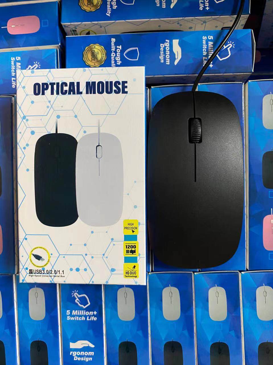 Трансграничные Подходит для Apple, настольные компьютерные аксессуары, офисные бизнес-ноутбуки, небольшие оптоэлектронные проводные мыши оптом