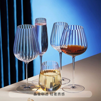 Modern simple glass red wine glass high-looking creative big belly glass white wine glass goblet champagne glass water Cup