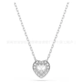 Love roman white gold necklace