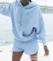 Blue hoodie