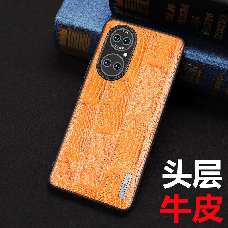Factory Hot Sale For Huawei P50pro Phone Case P50/P60 Leather Drop-resistant Phone Case