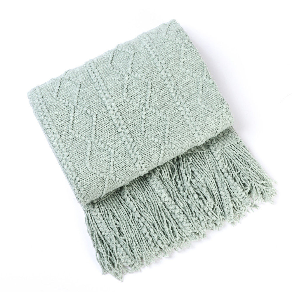 Knitted Blanket, Sofa Cover, Nordic Blanket, Office Summer Air Conditioning Blanket, Bedside Blanket, Nap Blanket, Car Blanket