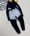 Black and gray suit