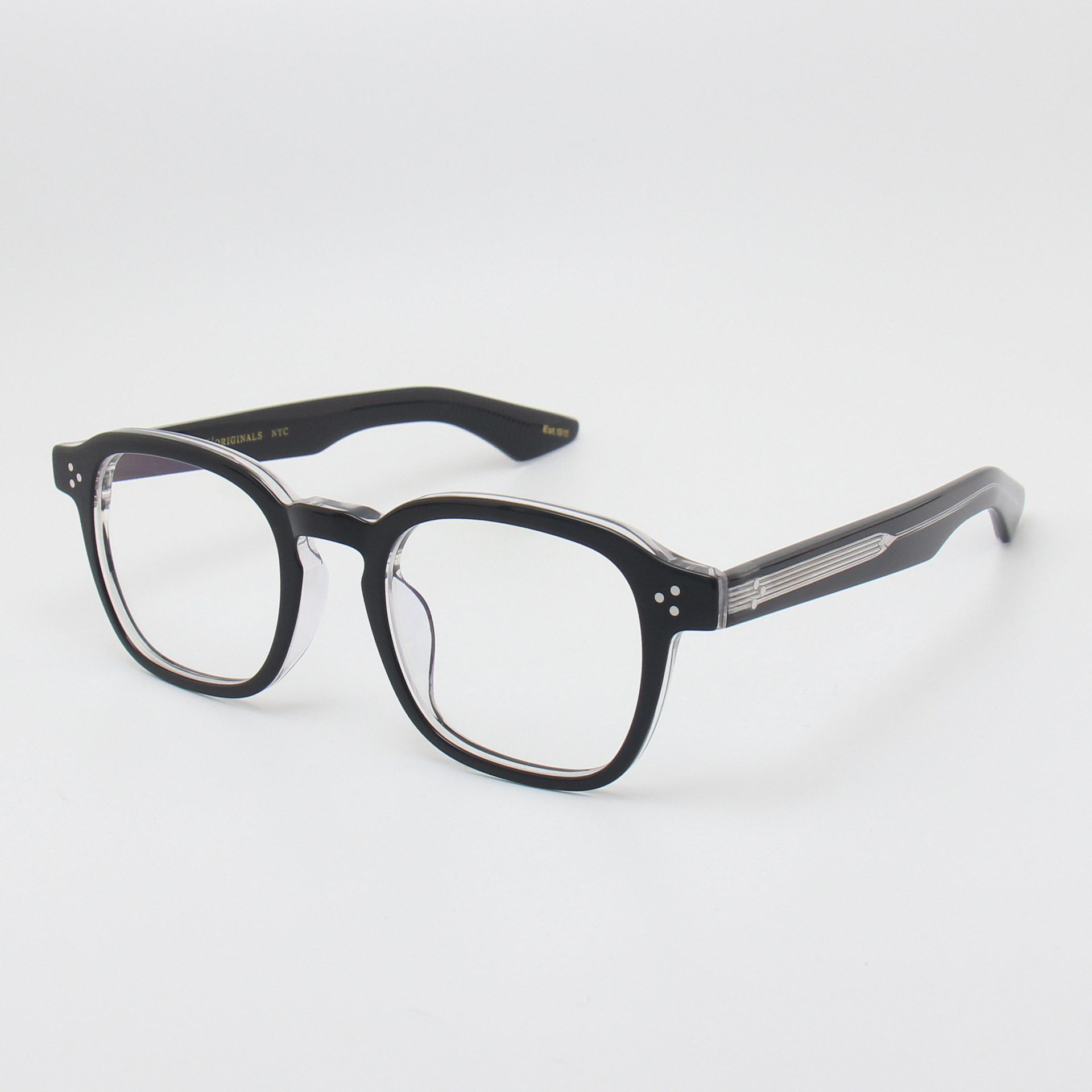 Japanese Style Glasses Frame MOMZA Same Style Frame Vintage Plate Glasses Myopia Glasses