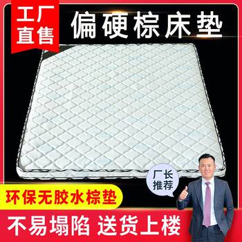 Hard Mattress Palm Mat Coconut Palm Mattress Double Single Kidsren 1.05m 1.8m Foldableing One Piece Wholesale