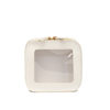 2026 Cross-Border Amazon New White Simple and Stylish Transparent Cosmetic Bag Lipstick Storage Bag Small Clutch Bag