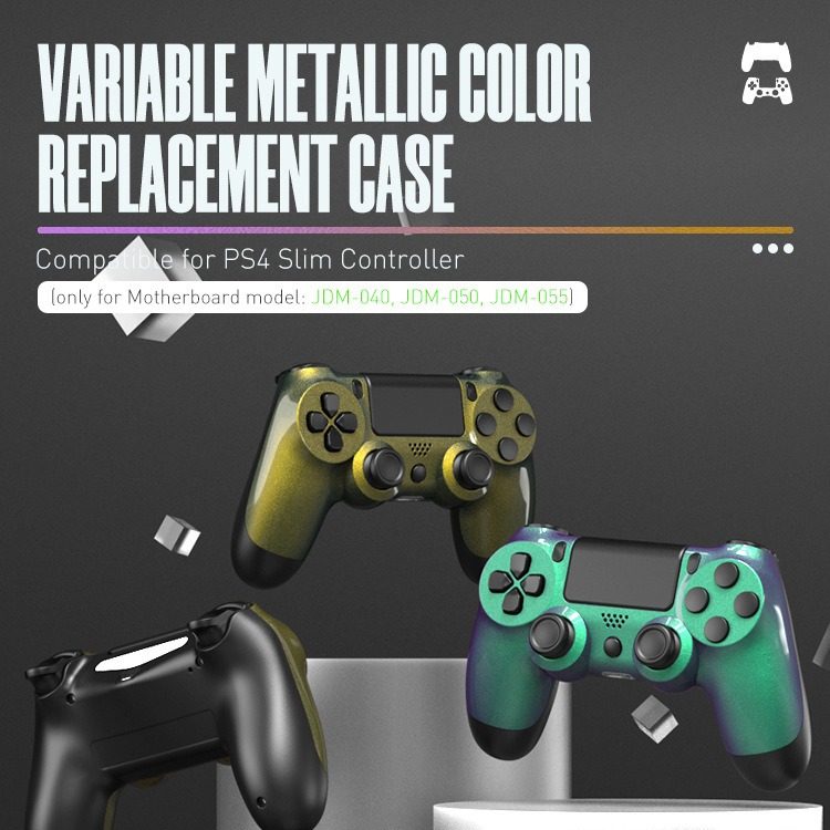 For PS4 slim handle modified shell JDM 040/050/055 personalized creative maintenance chameleon cover
