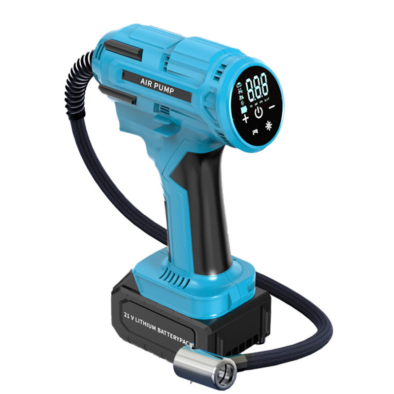 Car Air Pump Intelligent Digital Display Wireless High Pressure Air Pump Portable Car Bicycle Tire Ball Air Pump