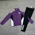 Manchester united windbreaker suit purple
