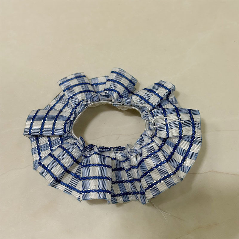 可爱迷你帆布包毛绒玩偶格子包西高地公仔扭棒小狗配饰格子裙娃衣